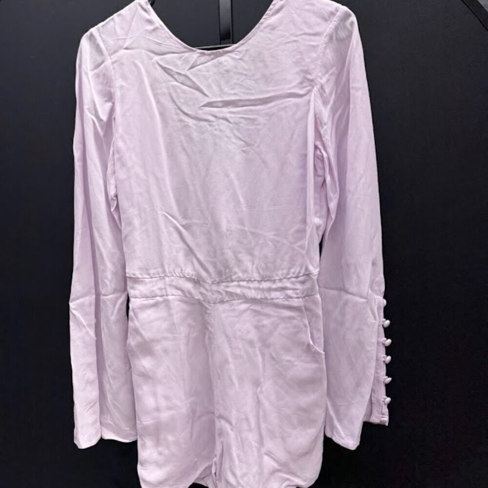 Revel Rey Lavender Purple Long Sleeve Romper
